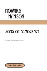 Song of Democracy SATB Choral Score cover